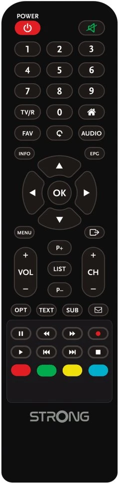 Imtuvas TV Strong SRT7815 DVB-S2 HD+ Receiver