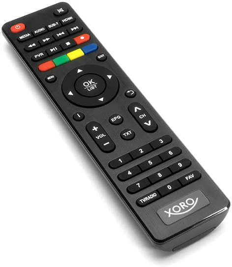 Carruzzo Xoro HRM 7670 TWIN Kabelis, Antžeminis „Full HD“ Juoda