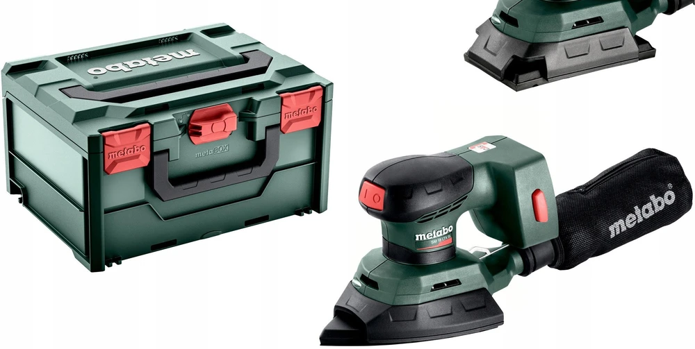 Akumuliatorinis trikampis šlifuoklis Metabo SM 18 LTX BL; 18 V; 100 x 150 mm (be akumuliatoriaus ir pakrovėjo)