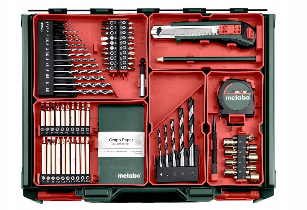 Suktuvas-gręžtuvas Metabo SB 18 L Set; 18 V; 2x2,0 Ah akum.