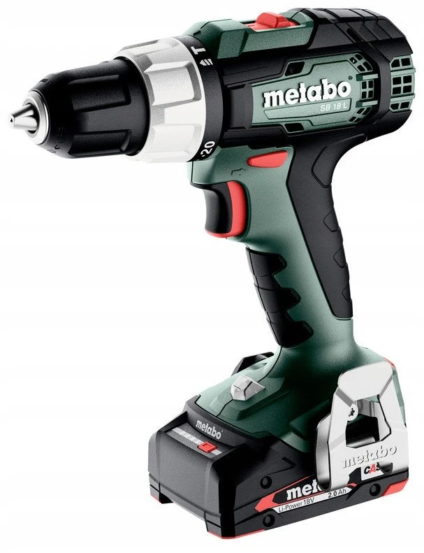 Suktuvas-gręžtuvas Metabo SB 18 L Set; 18 V; 2x2,0 Ah akum.