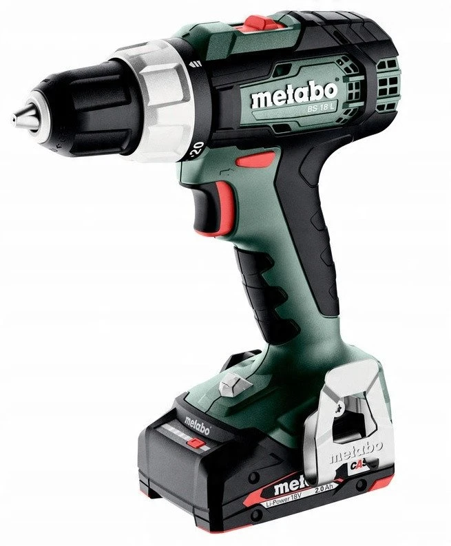 In Win „Metabo“ atsuktuvas BS 18 L 60/26Nm 2x2.0Ah + 74 akumuliatorių dėklas