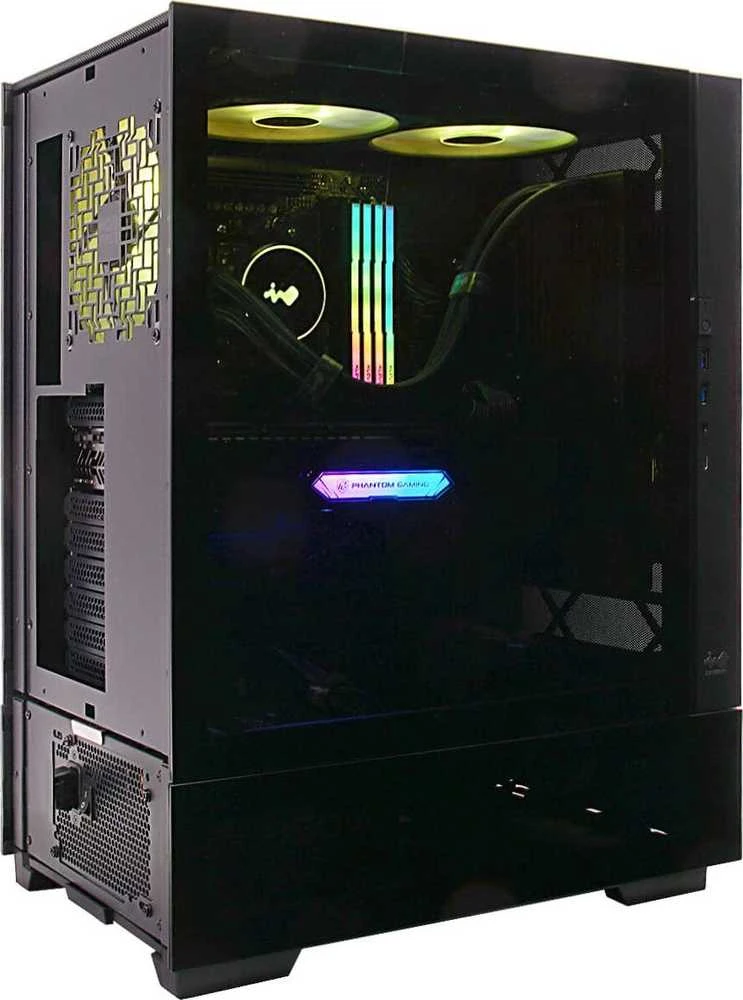 In Win InWin Modfree Base Big-Tower Tempered Glass – juodos spalvos