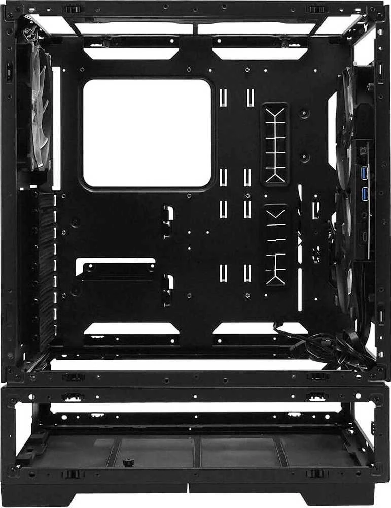 In Win InWin Modfree Base Big-Tower Tempered Glass – juodos spalvos