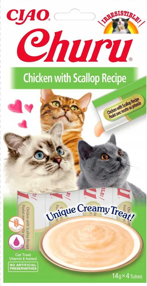 INABA CAT CHURU VARIETIES - vištienos - kačių skanėstai 20 x 14 g