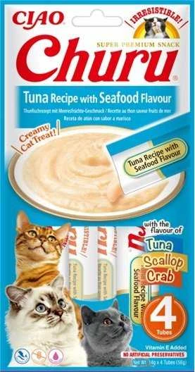 INABA CAT CHURU VARIETIES tuno skanėstas katėms 40x14 g