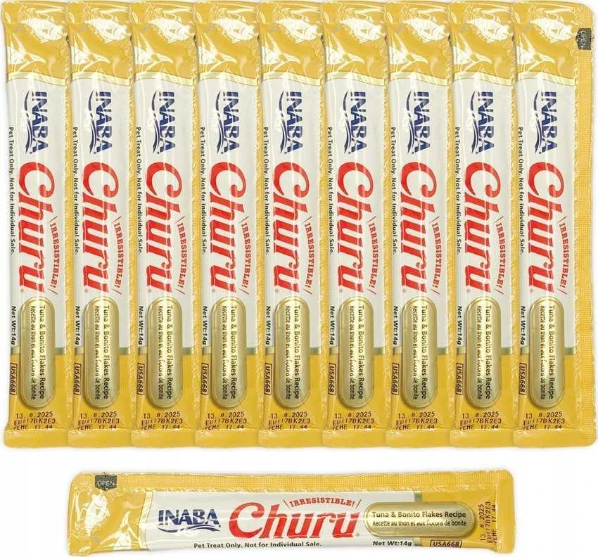 INABA CAT CHURU VARIETIES tuno skanėstas katėms 40x14 g