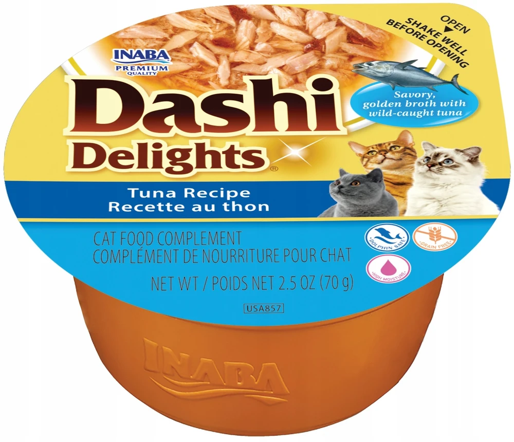 Inaba Ciao INABA Dashi Delights Tuna recipe – šlapias kačių maistas – 70g