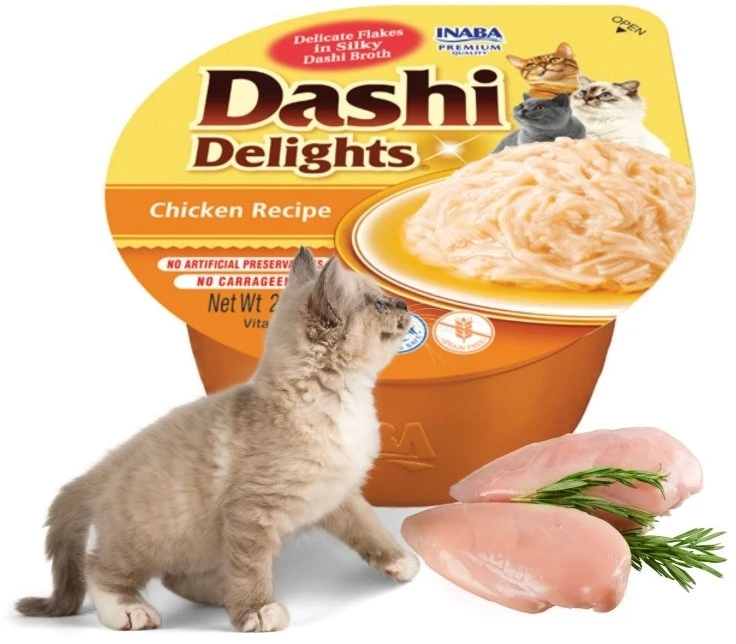 Inaba Ciao INABA Dashi Delights Tuna recipe – šlapias kačių maistas – 70g