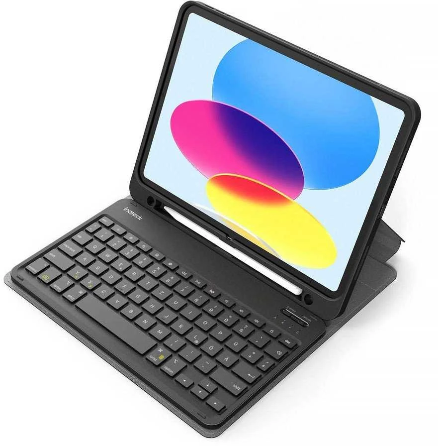 Carruzzo inateck Klaviatūra iPad 11 iPad Air 4/5Gen Com. QWERTZ juodas