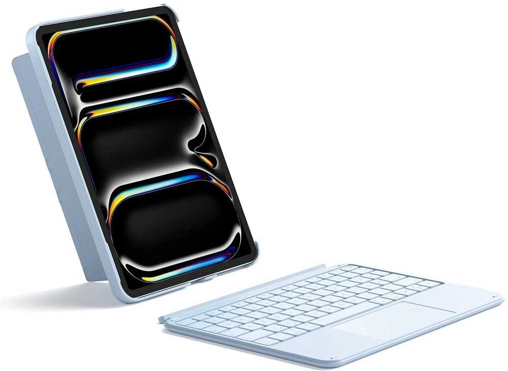 Carruzzo Mėlyna inateck Klaviatūra iPad 11 mėlynas iPad 10th Gen. Com. QWERTZ