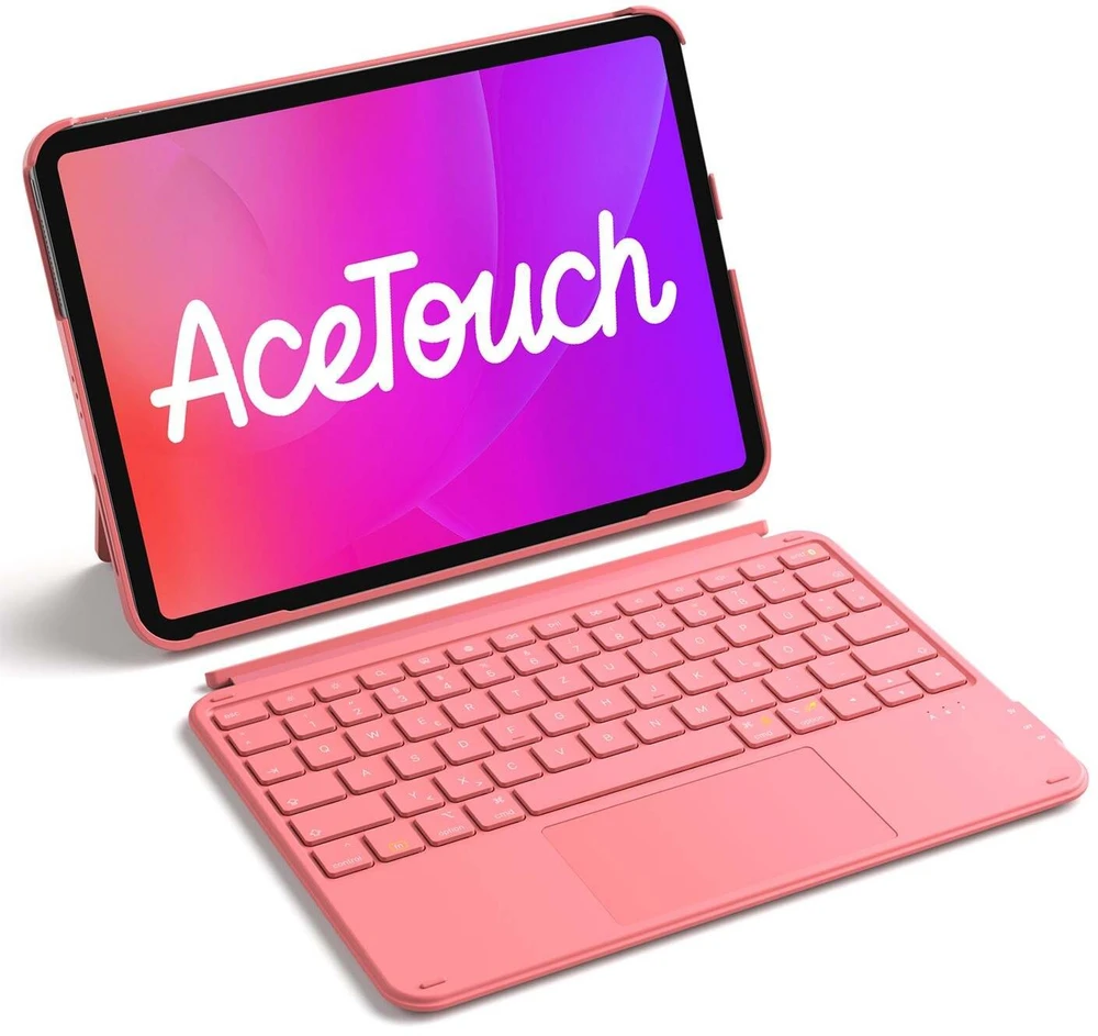 Klaviatūra Carruzzo Inateck KB04122 27,9 cm (11″) „Folio“ Raudona