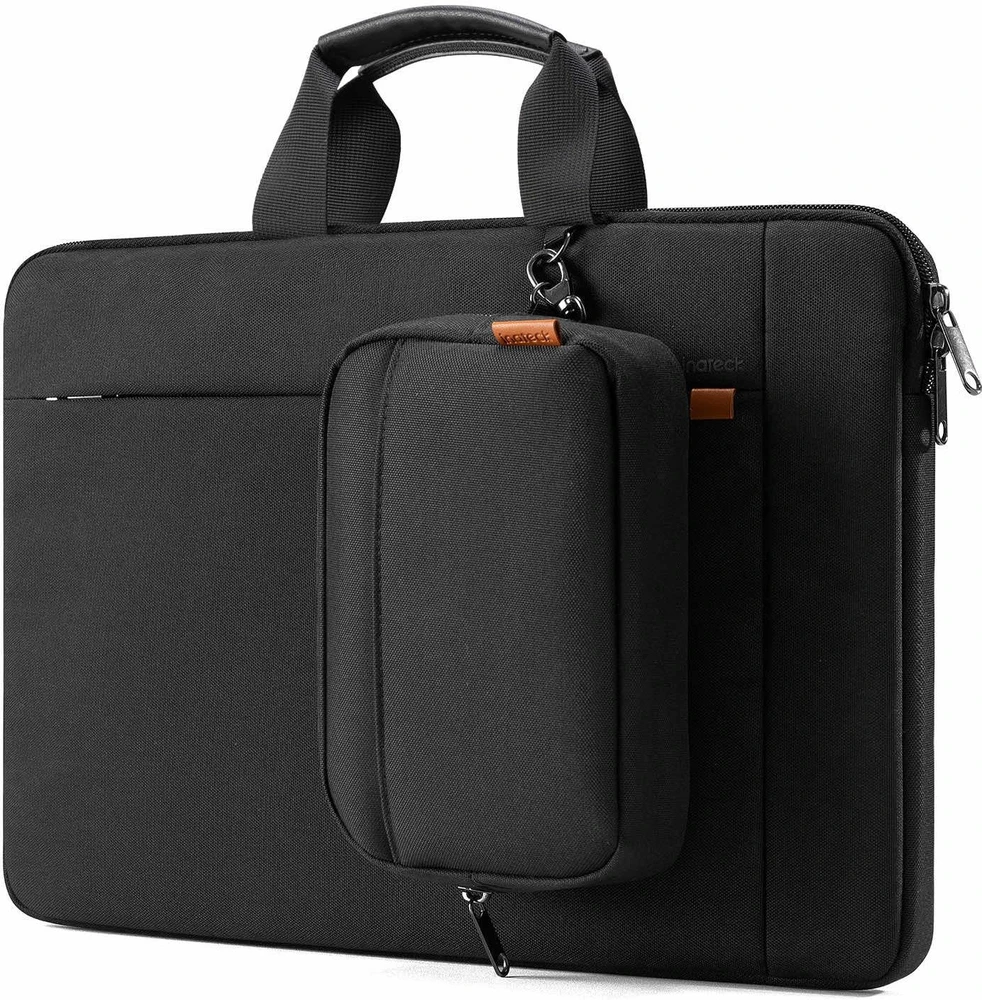 Carruzzo Inateck LB02014-15_BLACK kompiuterio dėklas 40,6 cm (16″) Portfelis Juoda