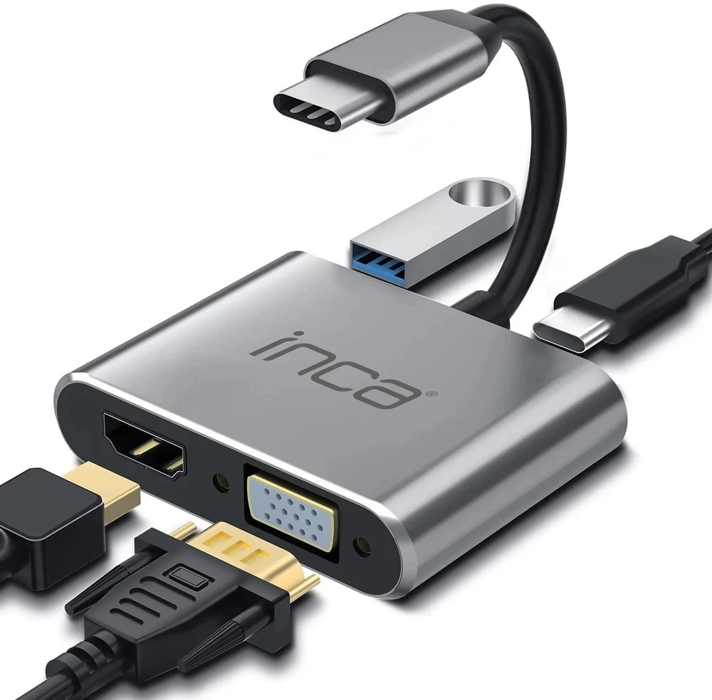 HUB USB Inca INCA Adapteris ITPC-06TX USB-C 4-in-1