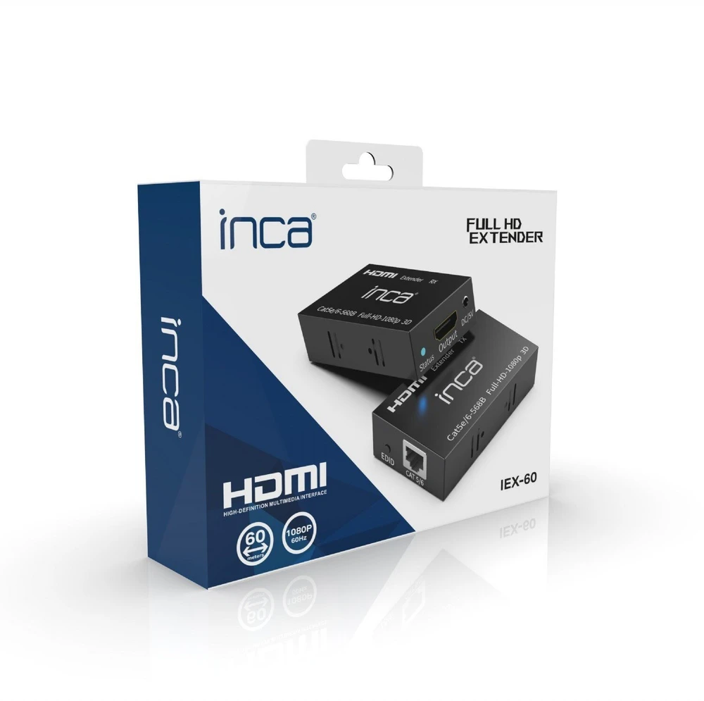 Signalų perdavimo sistema AV Inca INCA Full HD Extender IEX-60 1080P/60Hz