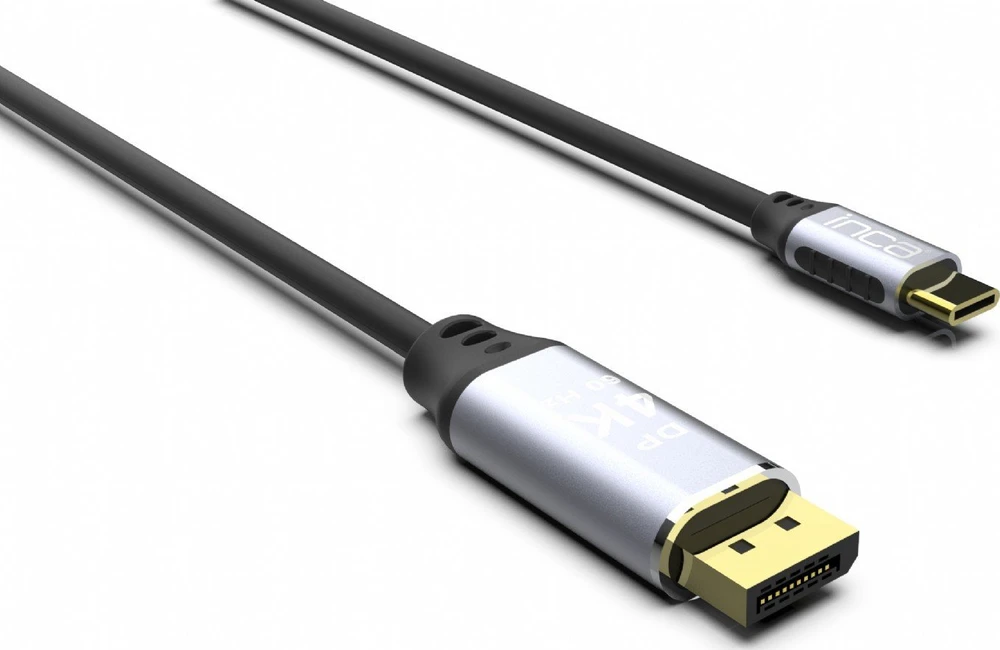 Nezatříděno Inca INCA USB kabelis ITCD-02TX Typ C > DisplayPort, 4K60Hz, 2m