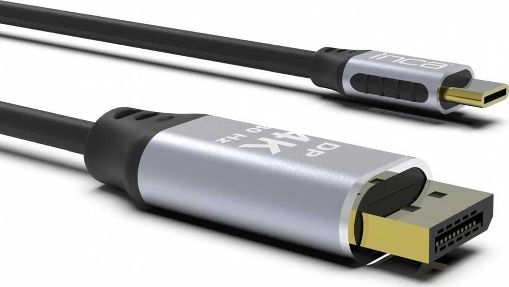 Nezatříděno Inca INCA USB kabelis ITCD-02TX Typ C > DisplayPort, 4K60Hz, 2m