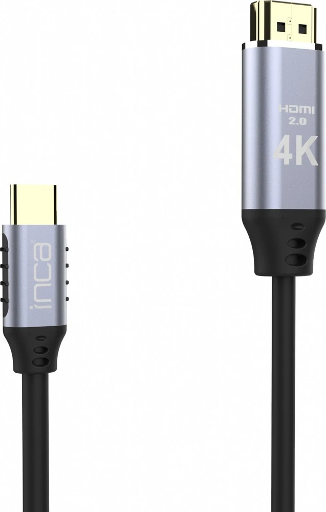 Inca USB-C į HDMI kabelio jungtys