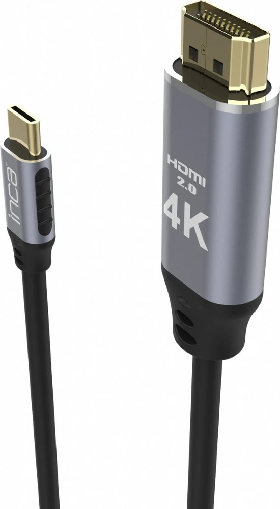 Nezatříděno Inca INCA USB Kabelis ITCH-02TX Typ C > HDMI, 1.4, 4K30Hz, 2m mažmeninė prekyba