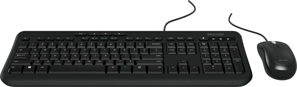 Klaviatūra Incase su laidu DESKTOP 600 DE LAYOUT - QWERTZ Juodas GERMAN