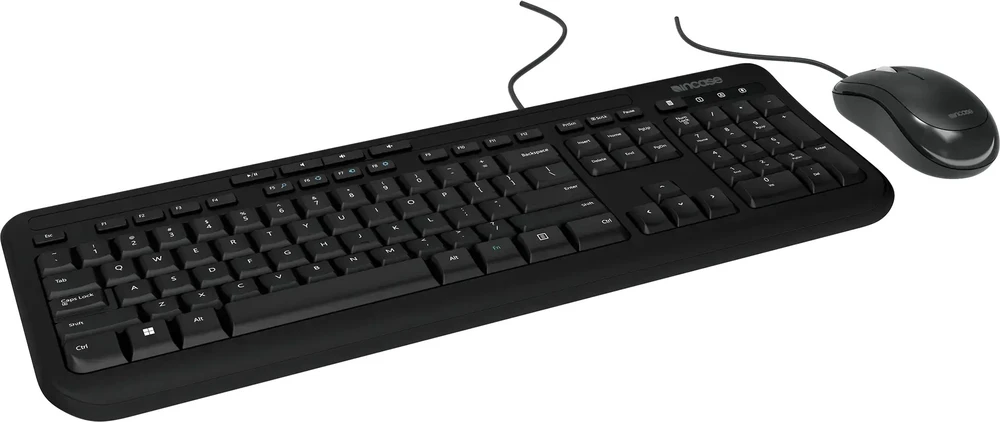 Klaviatūra Incase su laidu DESKTOP 600 DE LAYOUT - QWERTZ Juodas GERMAN