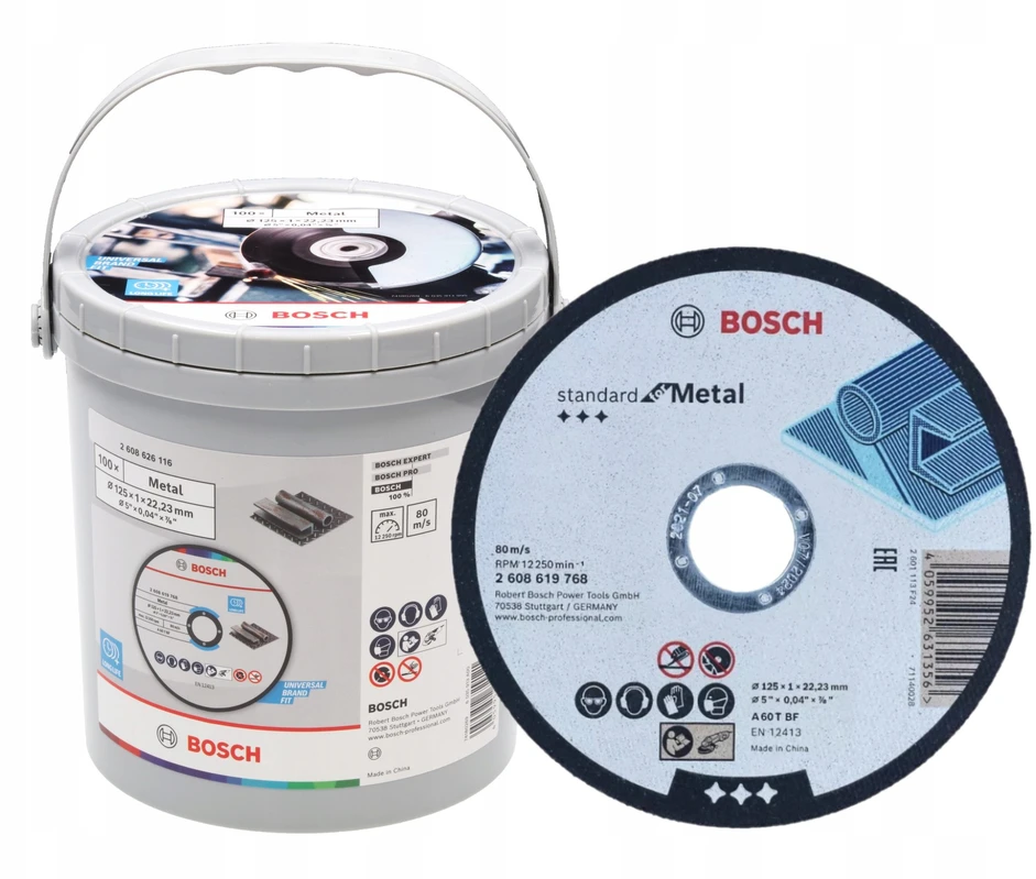 Bosch Pjov.diskas metalui 100x125x1x22.23mm