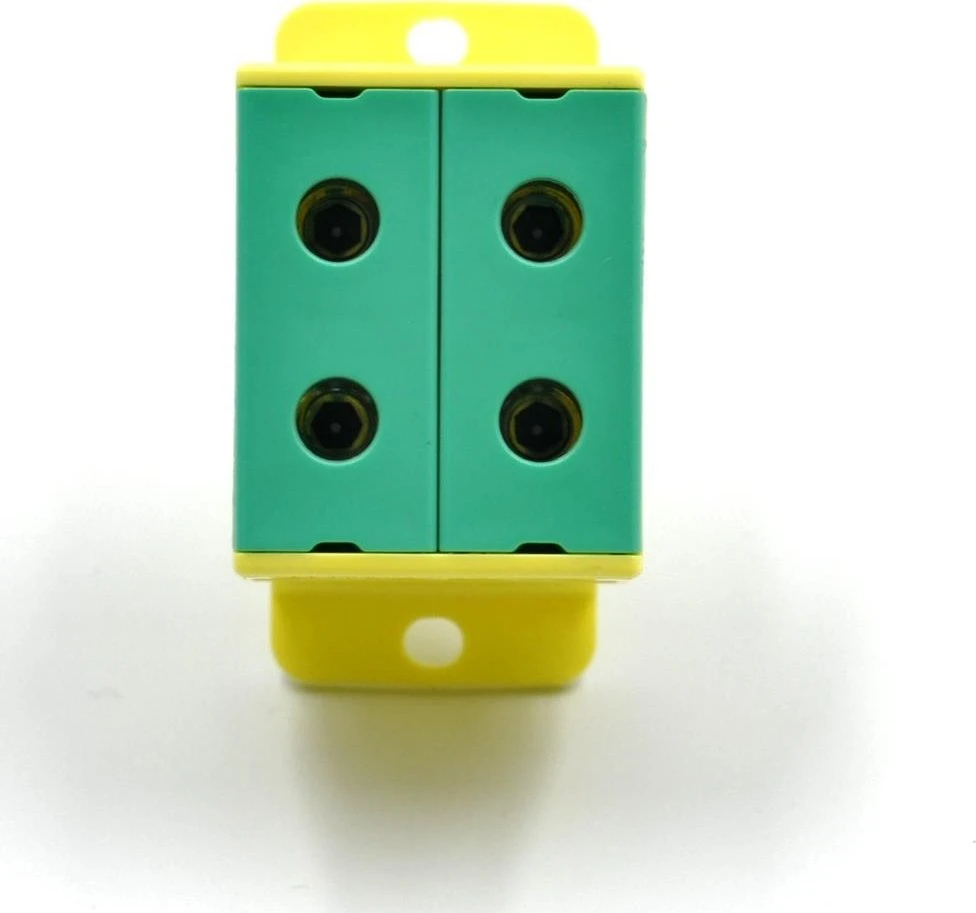Incobex Elplast ENE-00172 2 bėgių bėgio jungtis 35 mm2 geltonai žalia ZGX-2x35 geltonai žalia ENE-00172