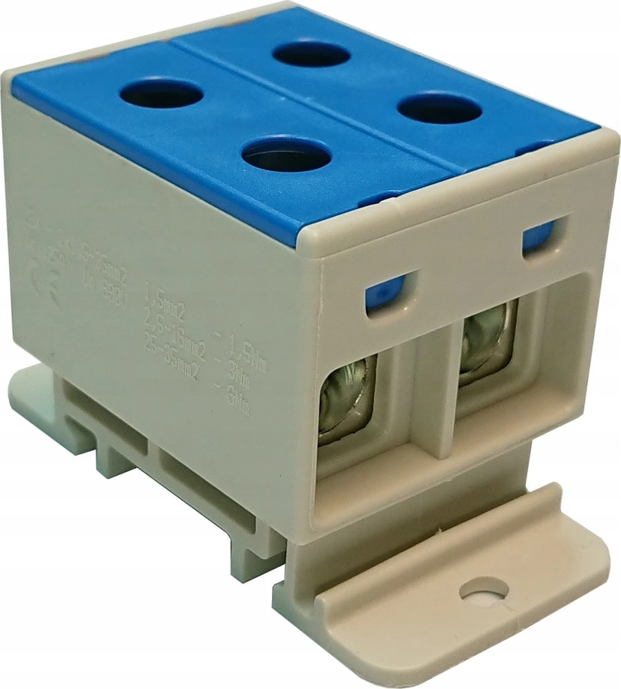 Incobex Elplast ENE-00171 2 bėgių jungtis 35mm2 mėlyna ZGX-2x35 mėlyna ENE-00171