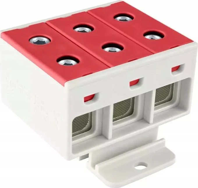 Incobex Elplast ENE-00181 3 bėgių jungtis 35mm2 raudona ZGX-3x35 raudona ENE-00181