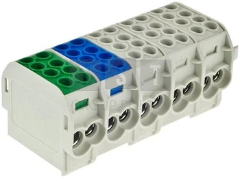 Incobex Elplast ENE-00512 Penkių polių gnybtų blokas ZGX 5x(1x25/2x16) mm2 (3P+N+PE) ENE-00512