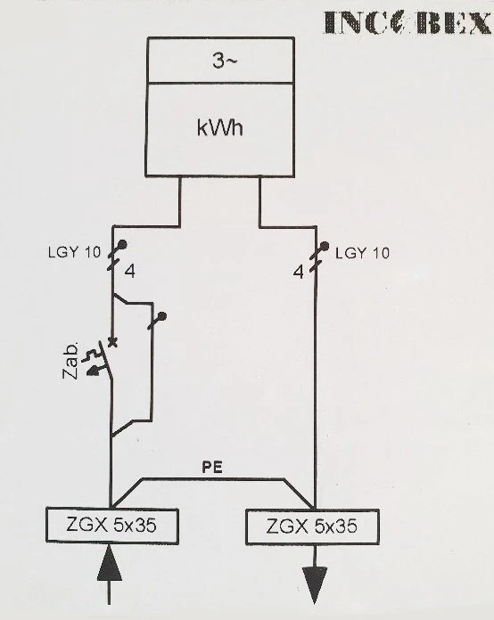Incobex IOB-31210-01-007 Termostato korpusas 580x400x250mm IP44 STN 40x58 su spynos kilpa (su kampiniais laikikliais) IOB-31210-01-007