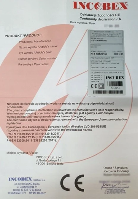 „Incobex“ termoreaktyvus korpusas STN 40x42 IOB-31110-01-011