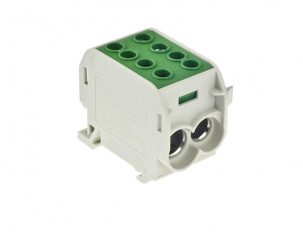 Incobex Elplast ENE-00522 ZGX vienpolis gnybtų blokas 1x70/2x50 mm2 žalias (Al/Cu) ENE-00522