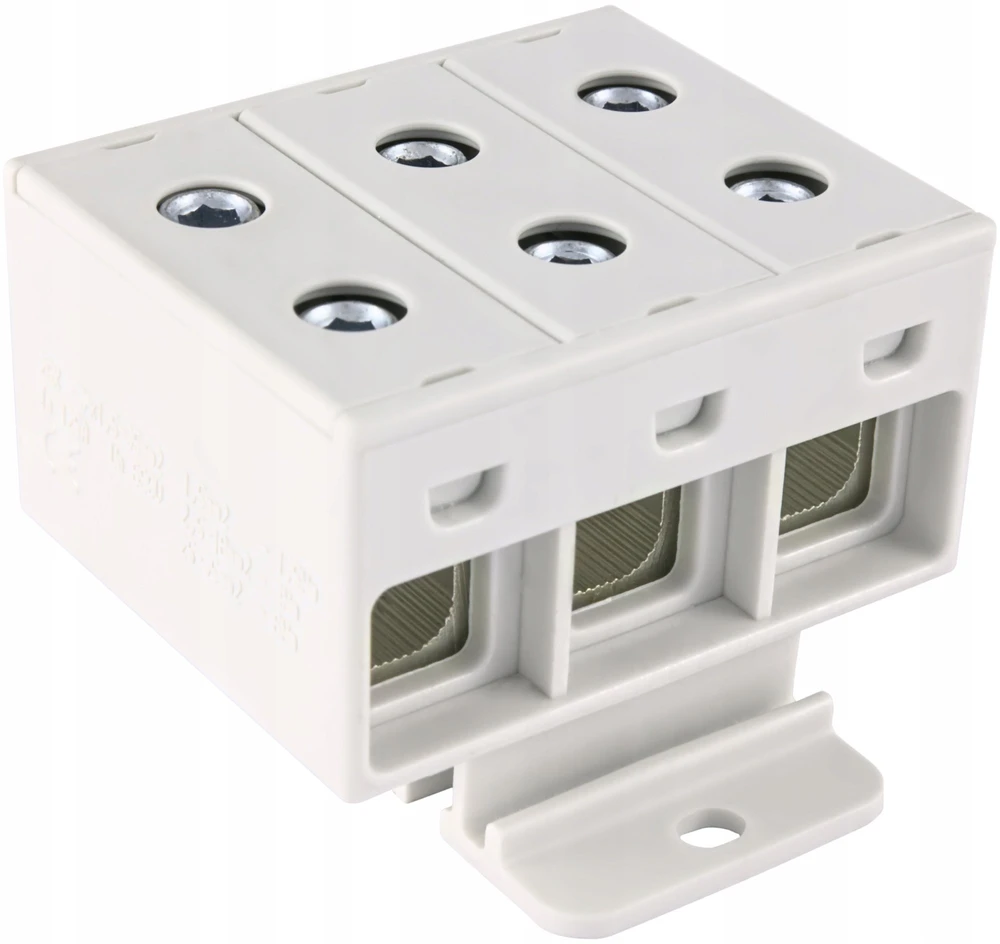 Incobex Elplast ENE-00491 ZGX vienpolis gnybtų blokas 3x35 mm2 pilkas (Al/Cu) ENE-00491