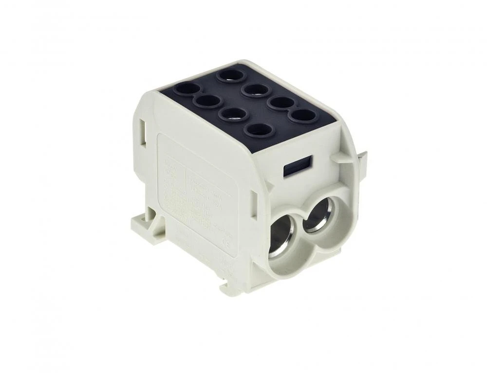 Incobex Elplast ENE-00523 Vienpolis gnybtų blokas ZGX 1x70/2x50 mm2 juodas (Al/Cu) ENE-00523