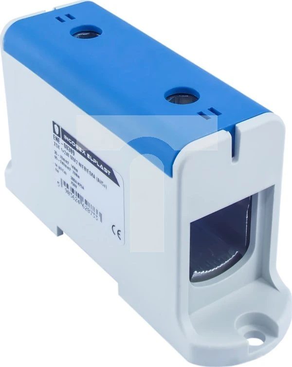 Incobex ZGX vieno poliaus gnybtų blokas 1x240 mm2 mėlynas (Al-Cu) ENE-00389