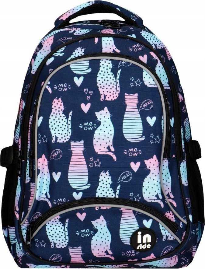 Mokyklinė kuprinė Incood Inside Ombre Cats, 3 skyrių, 40 × 30 × 13 cm