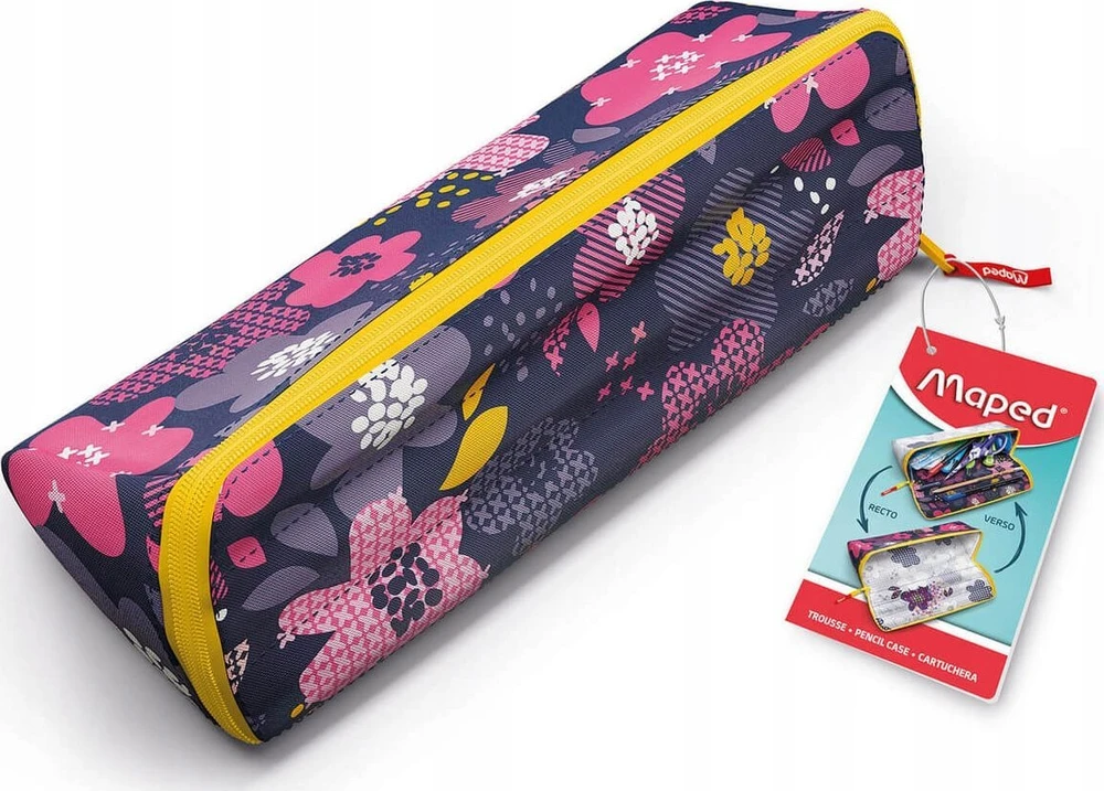 Incood pieštukų dėklas Pattern pieštukų dėklas iki spalvos, rožinis