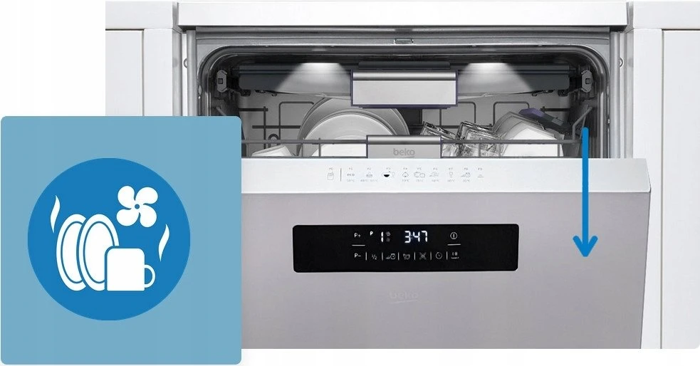 Įmontuojama indaplovė Beko BDIN38541P