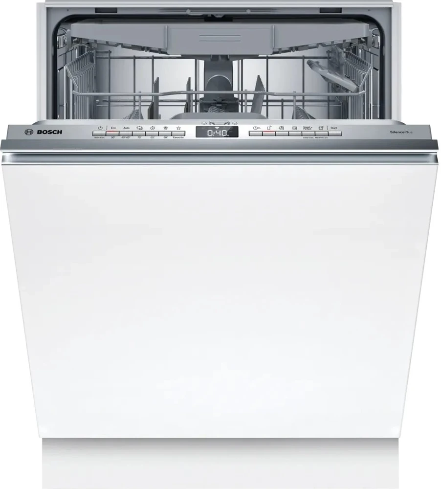 Bosch SMV4EMX71S Serija 4, Visiškai integruota indaplovė, 60 cm
