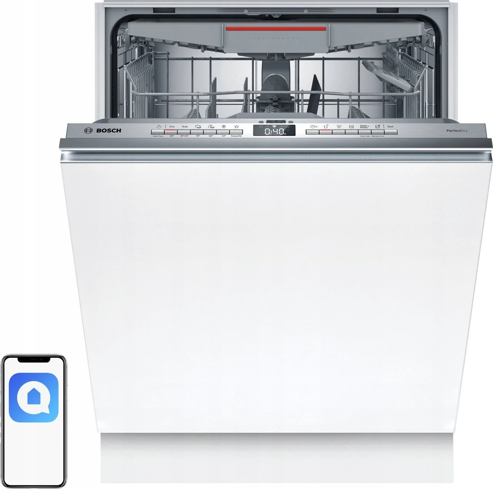 Bosch SMV6ZCX13E Serija 6, Visiškai integruota indaplovė, 60 cm