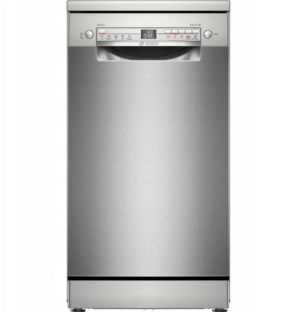 Bosch SPS2HKI02E Laisvai pastatoma indaplovė 45 cm Šlifuoto plieno