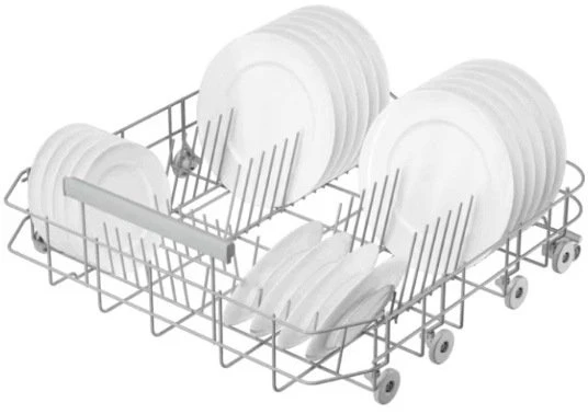 60 cm pločio laisvai pastatoma baltos spalvos indaplovė Electrolux E62SD200SW