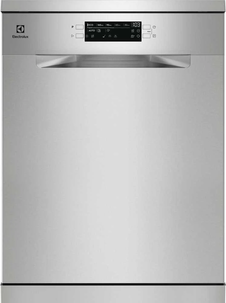60 cm pločio ner. plieno spalvos laisvai pastatoma indaplovė Electrolux ESA47210SX