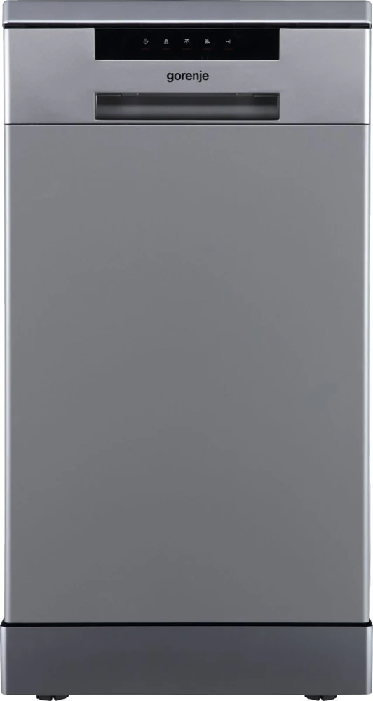 Gorenje indaplovė | GS522E10S | Montuojama po stalviršiu | Plotis 44,8 cm | Vietų komplektų skaičius: 10 | Programų skaičius: 6 | Energijos vartojimo efektyvumo klasė: E klasė | Pilkas
