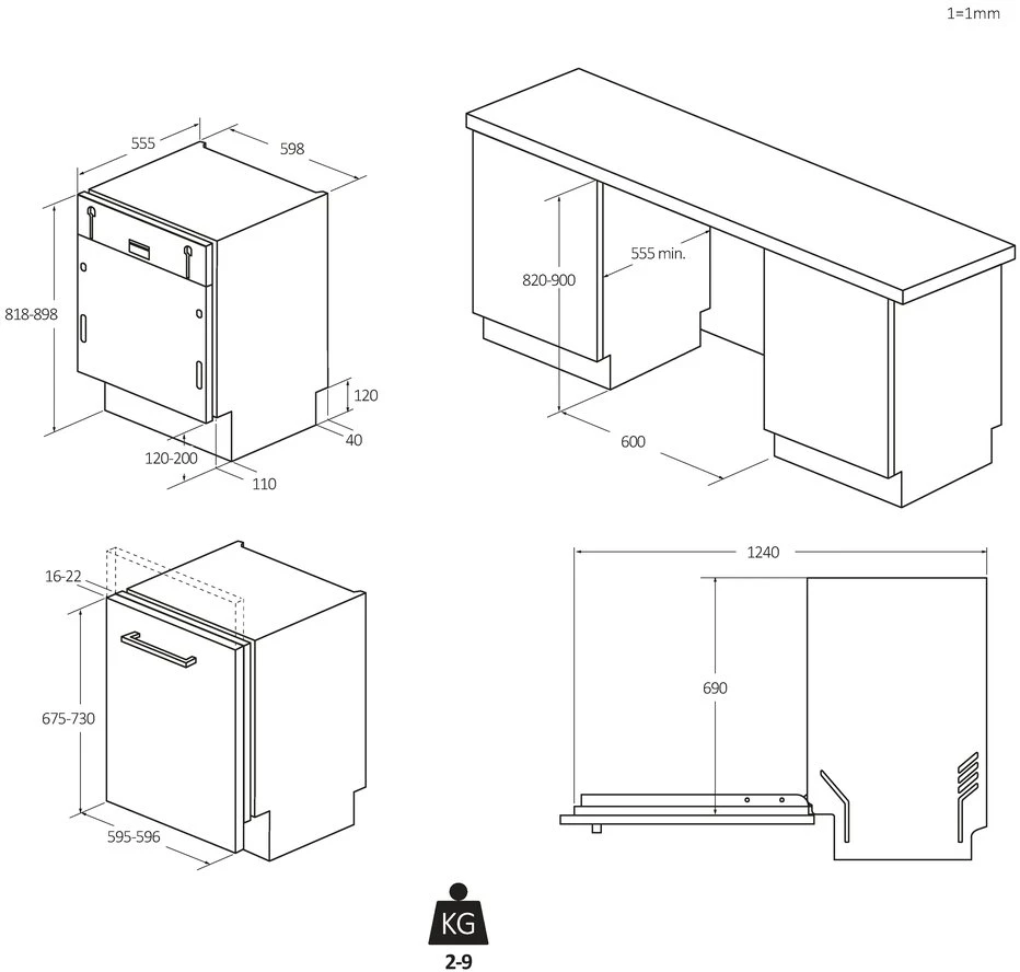 Indaplovė Haier XI4A4M4PB