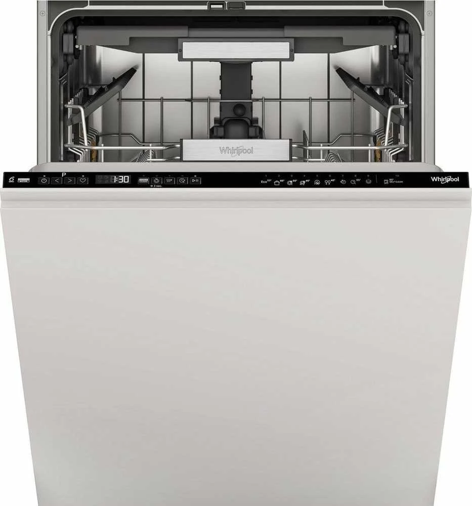 Whirlpool Indaplovė | W7I HP42 L | Built-in | Plotis 59.8 cm | Number of place settings 15 | Number of programs 10 | Energy efficiency class C | Ekranas | Juodas