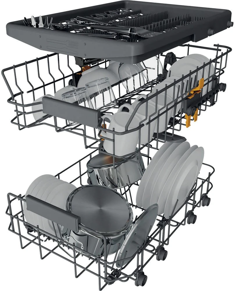 Whirlpool Indaplovė | WH6IC11BS7LA0 | Built-in | Plotis 44.8 cm | Number of place settings 11 | Number of programs 9 | Energy efficiency class C | Ekranas | Juodas