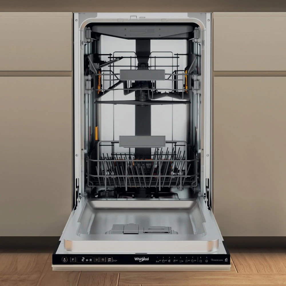 Whirlpool Indaplovė | WH6IC11BS7LA0 | Built-in | Plotis 44.8 cm | Number of place settings 11 | Number of programs 9 | Energy efficiency class C | Ekranas | Juodas
