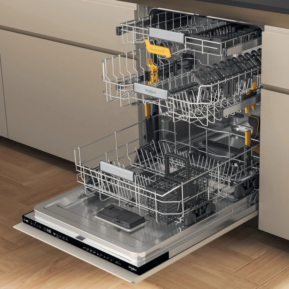 Whirlpool Indaplovė | WH8IC15B4M6LHC0 | Built-in | Plotis 60 cm | Number of place settings 15 | Number of programs 10 | Energy efficiency class C | Ekranas | Juodas
